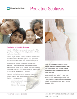 Pediatric Scoliosis Your Guide to Pediatric Scoliosis