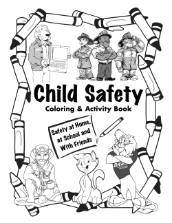 Child Safety Coloring &amp; Activity Book me, t Ho