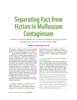 Separating Fact from Fiction in Molluscum Contagiosum