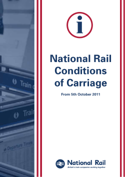 i National Rail Conditions of Carriage