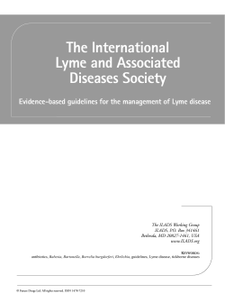 The International Lyme and Associated Diseases Society