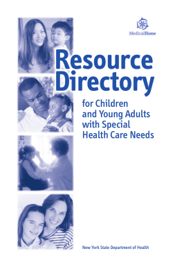 Resource Directory for Children and Young Adults
