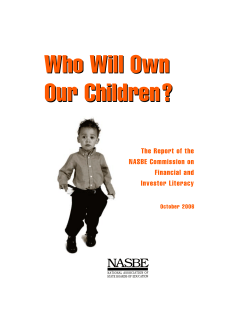 Who Will Own Our Children? The Report of the NASBE Commission on