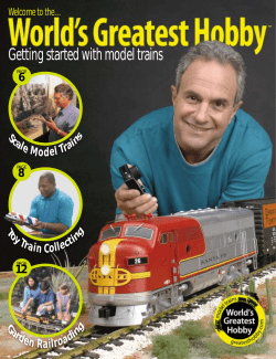 Getting started with model trains S c T