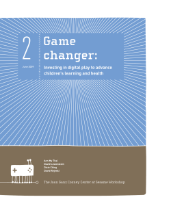 2 Game changer: Investing in digital play to advance