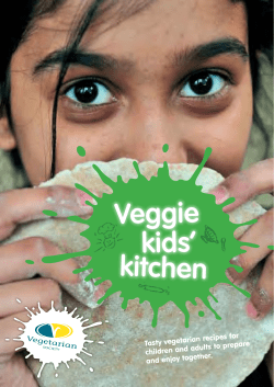 Veggie kids’ kitchen ecipes for