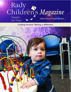 Looking forward. Making a difference. 2009 Annual Report Edition