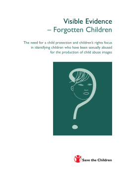 Visible Evidence – Forgotten Children