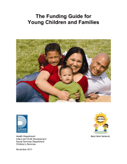 The Funding Guide for Young Children and Families