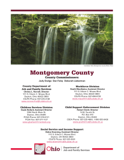 Montgomery County County Commissioners: County Department of Workforce Division