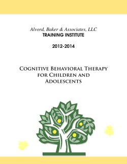 Alvord, Baker &amp; Associates, LLC Cognitive Behavioral Therapy for Children and