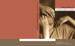 WORLD REPORT ON violence against children  W