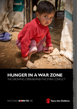 Hunger in a War Zone no child die