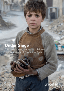 Under Siege  The devastating impact on children