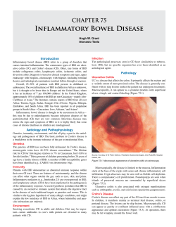 Inflammatory Bowel Disease CHAPTER 75 Introduction Hugh W. Grant