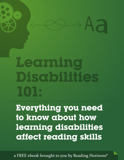 Learning Disabilities 101: Everything you need