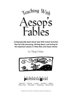 Aesop’s Fables Tea h