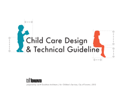 Child Care Design &amp; Technical Guideline
