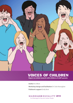 VOICES OF CHILDREN 2010 Author