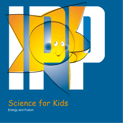 Science for Kids Energy and Fusion 1