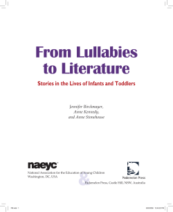 &amp; From Lullabies to Literature Stories in the Lives of Infants and Toddlers