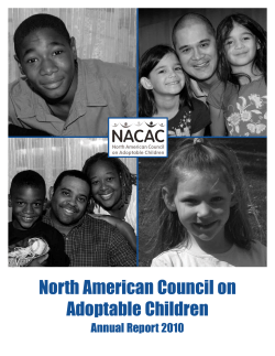 North American Council on Adoptable Children Annual Report 2010