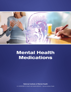 Mental Health Medications National Institute of Mental Health