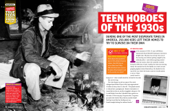 OF THE 1930s TEEN HOBOES