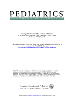 E. Michael Sarrell, Herman Avner Cohen and Ernesto Kahan 2003;111;e574 Pediatrics