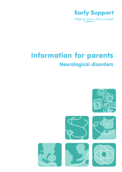 Information for parents Neurological disorders