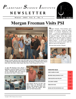 P S I Morgan Freeman Visits PSI