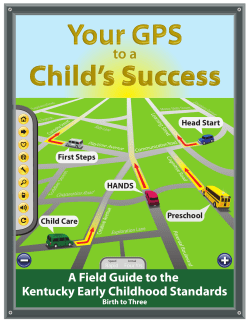 to a A Field Guide to the Kentucky Early Childhood Standards venue