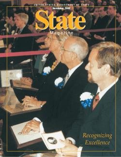State Recognizing Excellence M a g a z i n e