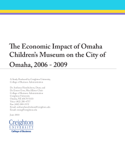 The Economic Impact of Omaha Children’s Museum on the City of