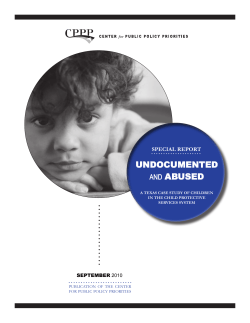 UNDOCUMENTED ABUSED AND