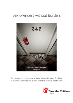 Sex offenders without Borders
