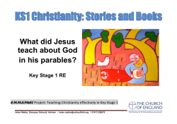 What did Jesus teach about God in his parables?