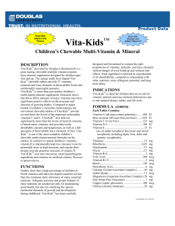Vita-Kids ™ Children’s Chewable Multi-Vitamin &amp; Mineral