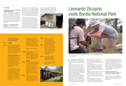 Leonardo Dicaprio visits Bardia National Park Case Study.