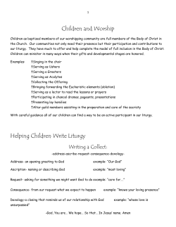 Children and Worship