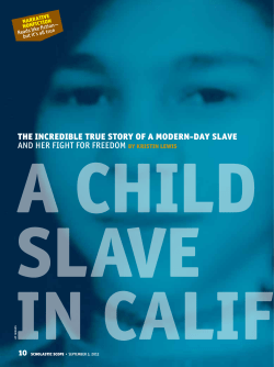 A CHILD SLAVE IN CALIFORNIA
