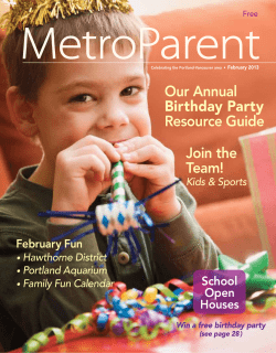 MetroParent  Our Annual Birthday Party