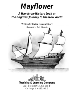Mayflower A Hands-on-History Look at the Pilgrims&rsquo; Journey to the New World