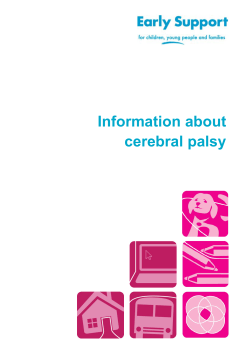 Information about cerebral palsy