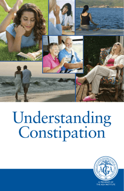 IBS Understanding Constipation A patient’s guide to living with irritable bowel syndrome