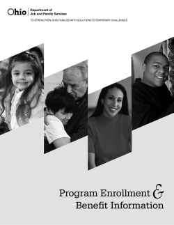 Program Enrollment Benefit Information .