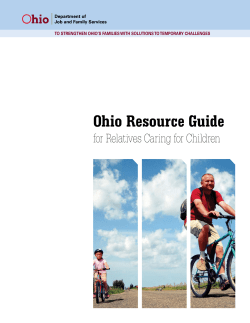 Ohio Resource Guide for Relatives Caring for Children