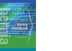 Hernia Handbook B. Todd Heniford, MD