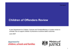 Children of Offenders Review