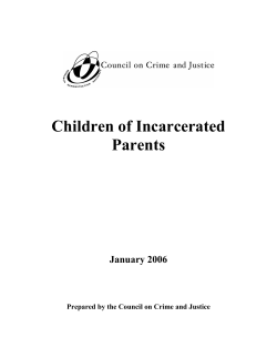 Children of Incarcerated Parents  January 2006